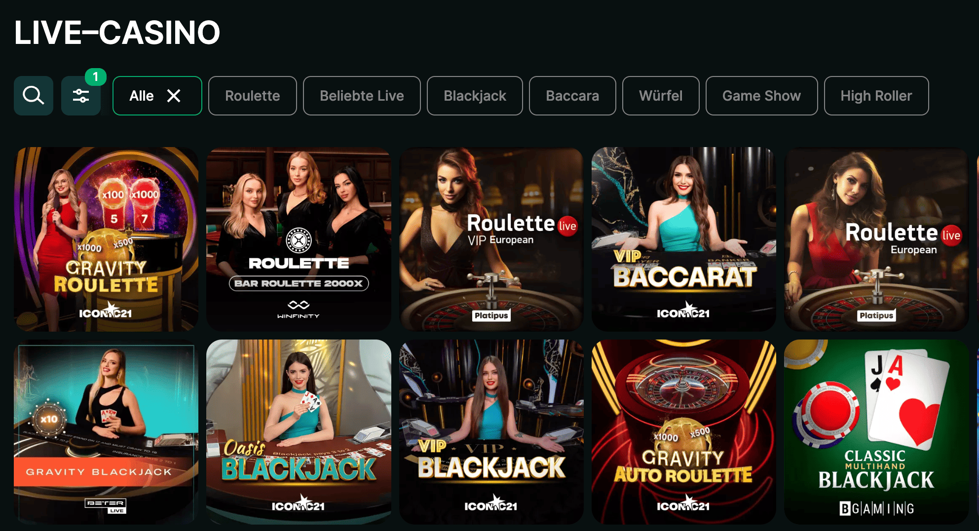 LuckyGem Live Casino